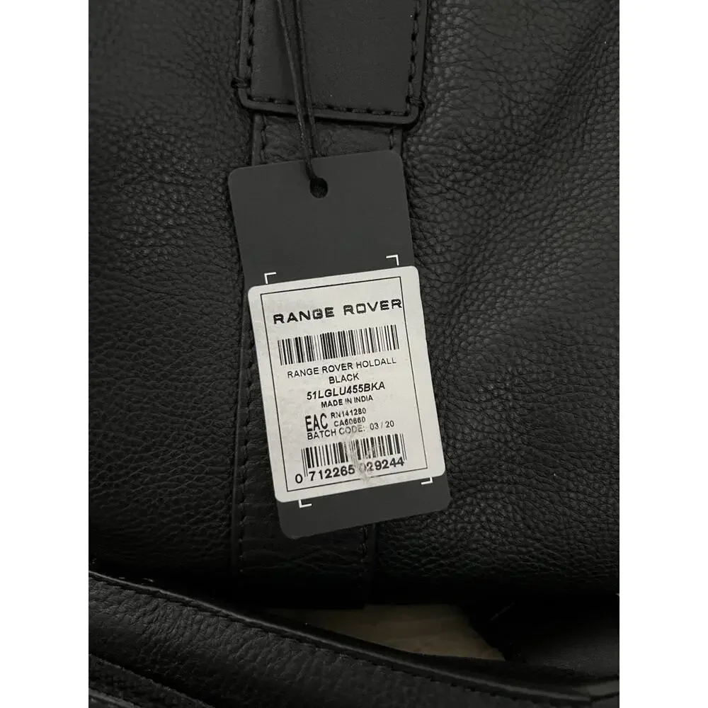 Genuine Land Rover Range Rover Black Weekender Bag Holdall Duffle Bag NWT